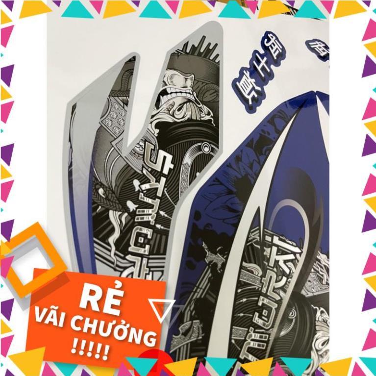 Tem Rời Winner X xanh bạc - mẫu Samurai siêu ngầu