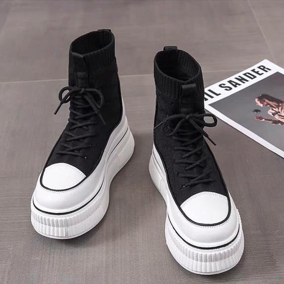 Giày Bốt Nữ, Giày Thể Thao Nữ Đế Độn 7 Phân Sneaker Ulzzang Store 2022 Chất Lượng Đi Chơi Đi Tiệc