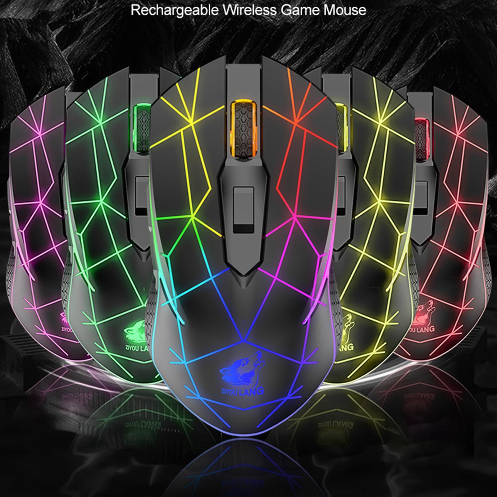 X9 USB Wireless RGB Backlit Gaming Mouse 2400DPI 500mAh