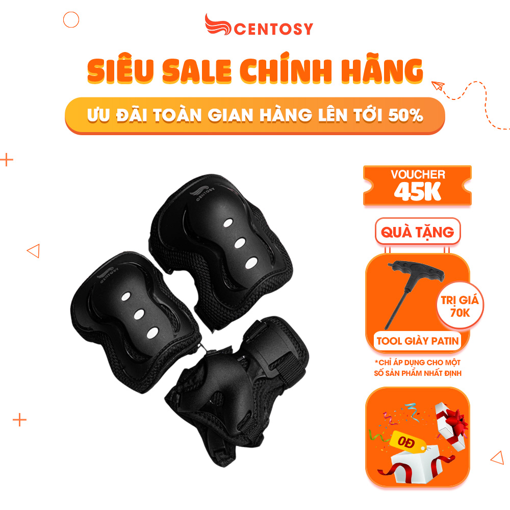 Bộ Bảo Vệ Trượt Patin Centosy P5 Cao Cấp - Chống Mọi Va Đập Chấn Thương Khi Chơi Batin, Ván Trượt, Scooter