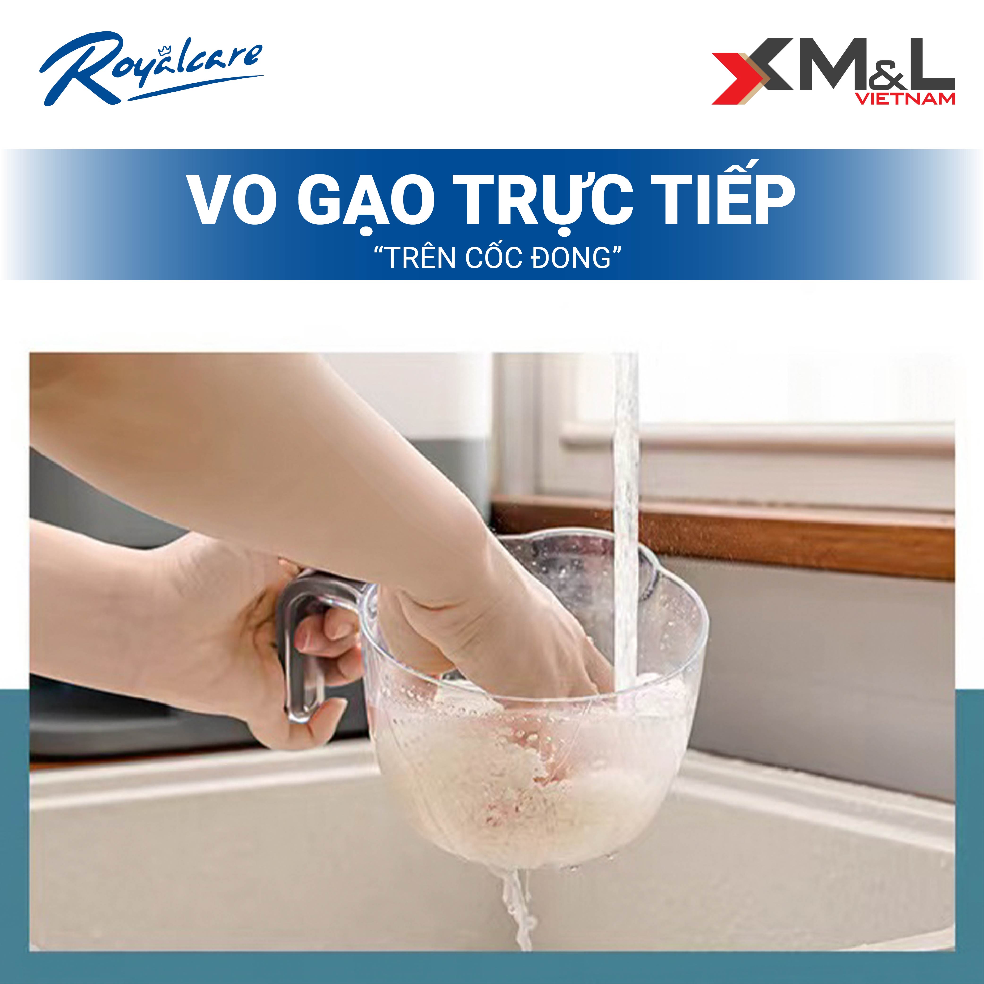 Thùng đựng gạo thông minh M&L Royalcare 6068 - bao gồm khay đựng ngũ cốc - chống ẩm mốc côn trùng - đồ gia dụng tiện ích