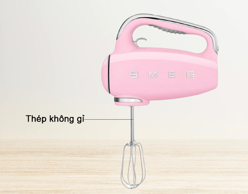 Máy đánh trứng SMEG HMF01PKEU Hàng chính hãng