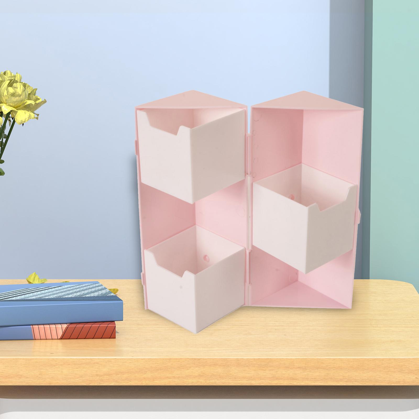 Creative Cosmetic Desktop Organizer, Organization, Jewelry Organizer Bathroom Organizer Case for Desk Bathroom Bedroom