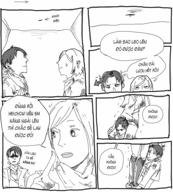 đại chiến titan - những sưu tầm về doujinshi chapter 59 1