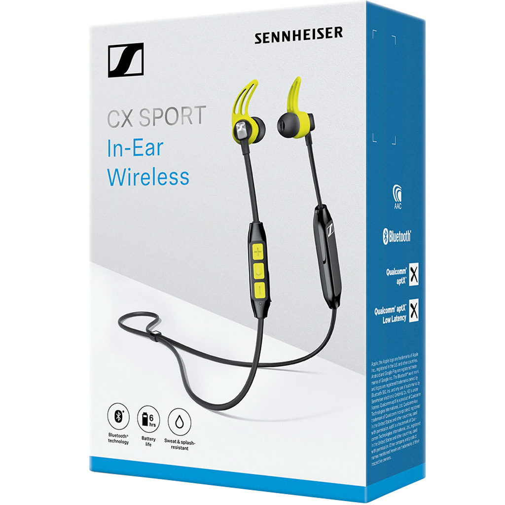 Tai nghe bluetooth Sennheiser CX SPORT Đen - Hàng Chính Hãng