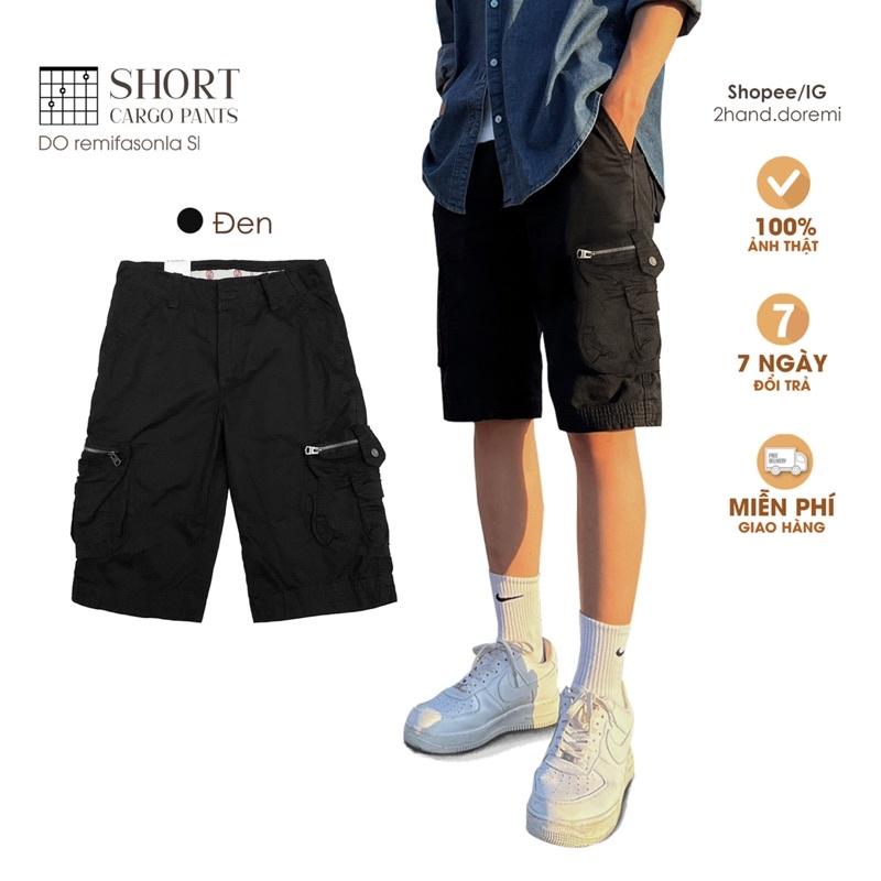 Quần Short Kaki Túi Hộp Nam Màu Sắc Vintage - New - Quần Đùi Túi Hộp Chất Vải Đẹp Ảnh Thật Tự Chụp