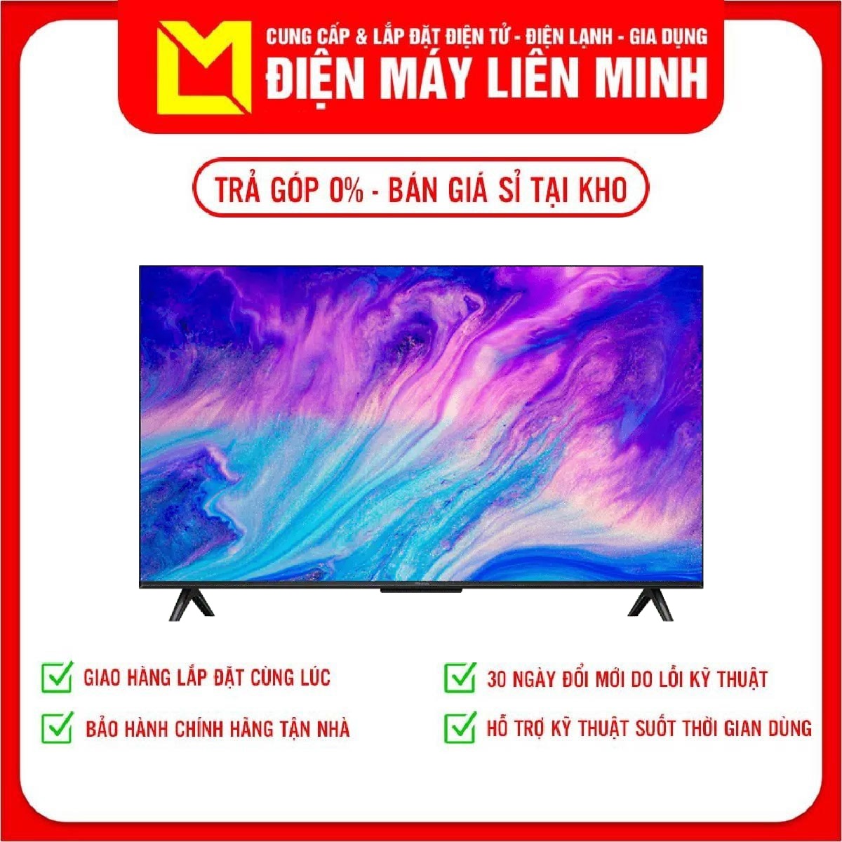 Google Tivi iFFALCON 4K 50 inch 50U62 - Hàng chính hãng (chỉ giao HCM)