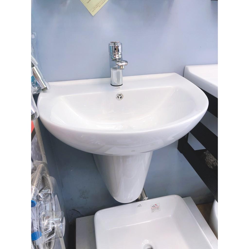 Lavabo treo tường công nghệ tráng men nano cao cấp