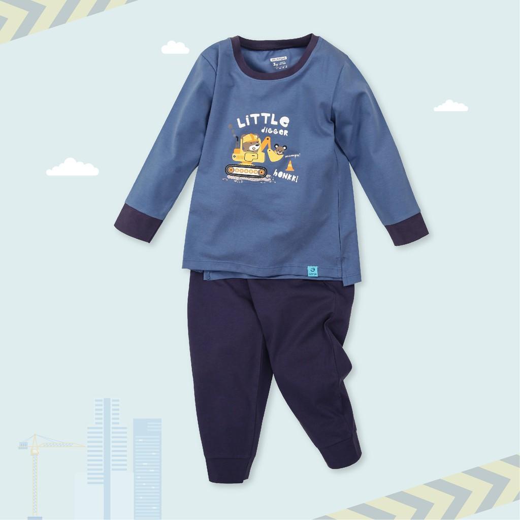 Bộ Dài Tay In Hình Bé Trai MP806