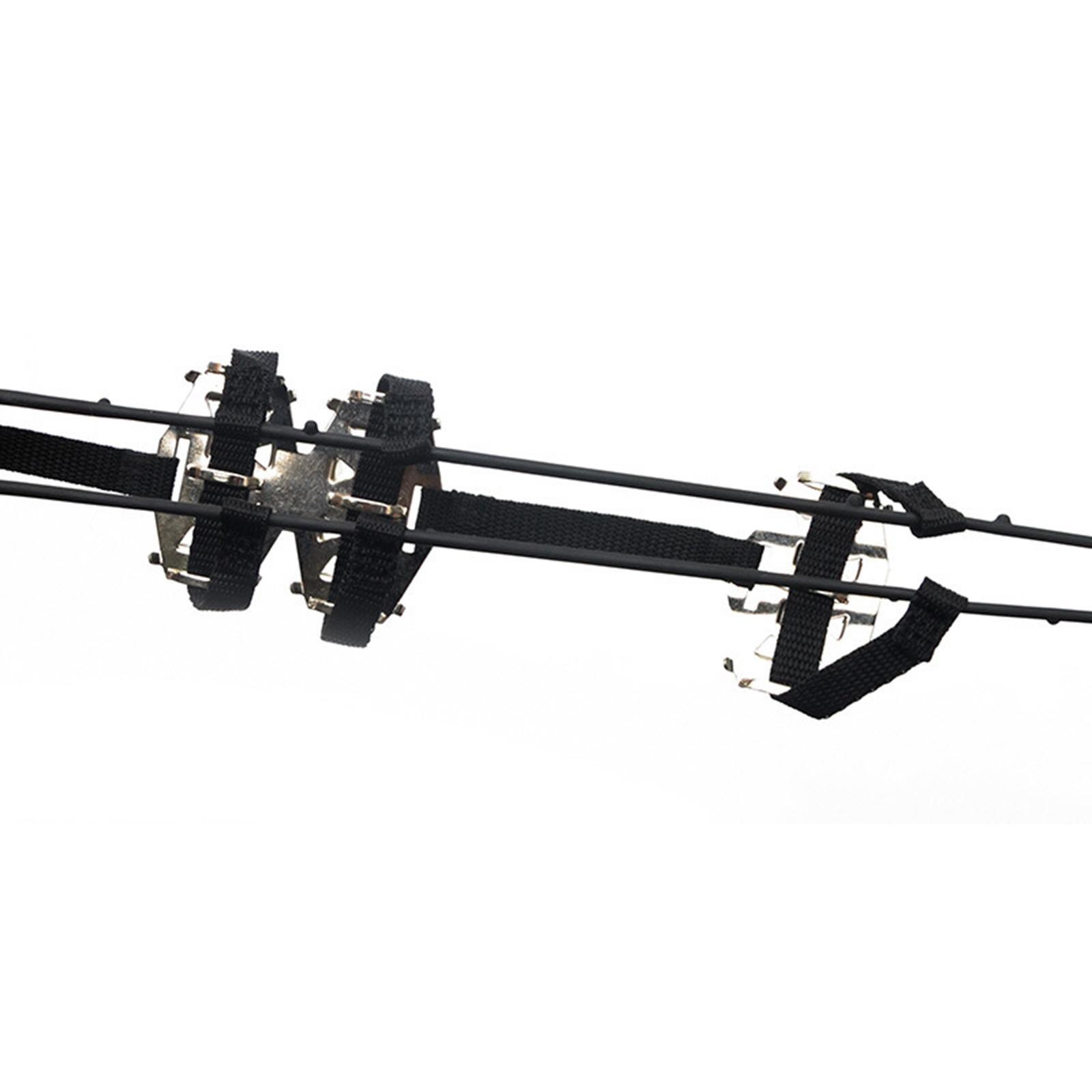 Ice Snow Crampons Snow Grips 24 Tooths Traction System Shoe Cover Crampon for Snow Boot Fishing Outdoor Walking