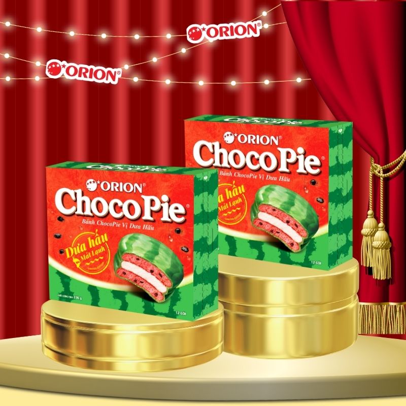 Combo 2 Hộp Bánh CHOCOPIE vị DƯA HẤU mát lạnh (360g/hộp)