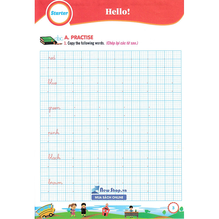 Tập Viết Tiếng Anh Lớp 3 - National Edition