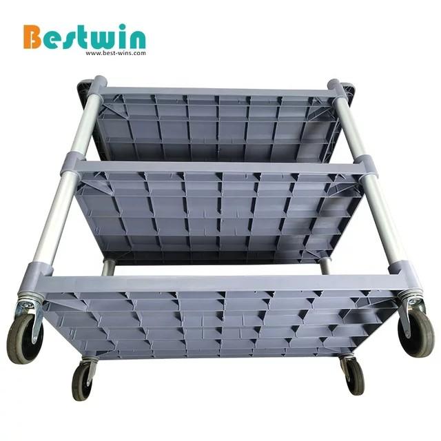 XE ĐẨY PHỤC VỤ THỨC ĂN 3 TẦNG BẰNG NHỰA