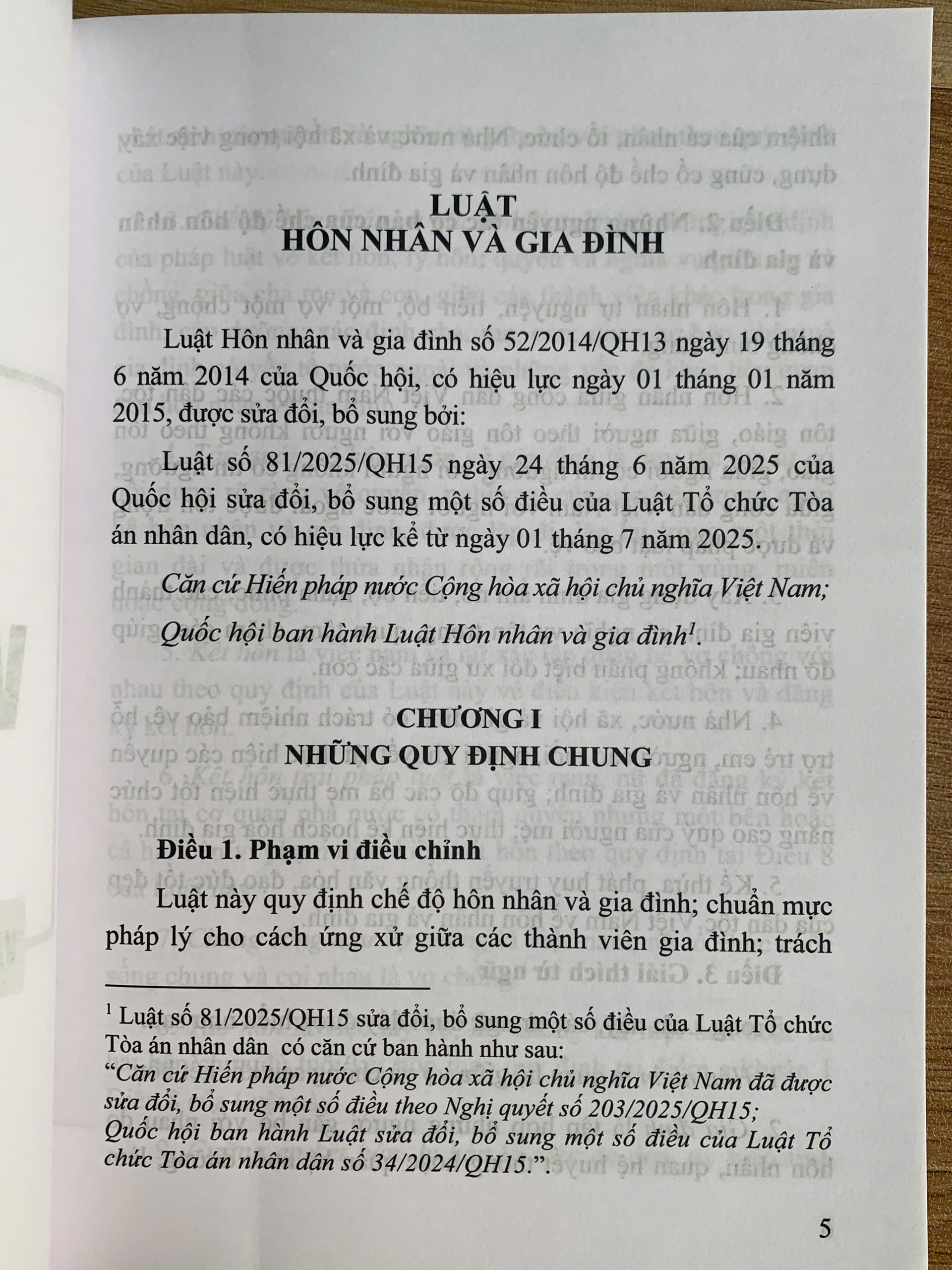 Luật hôn nhân và gia đình và các văn bản hướng dẫn thi hành