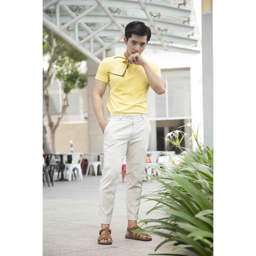 Sandal Unisex HuuCuong chiến binh da bò nâu đế trấu handmade