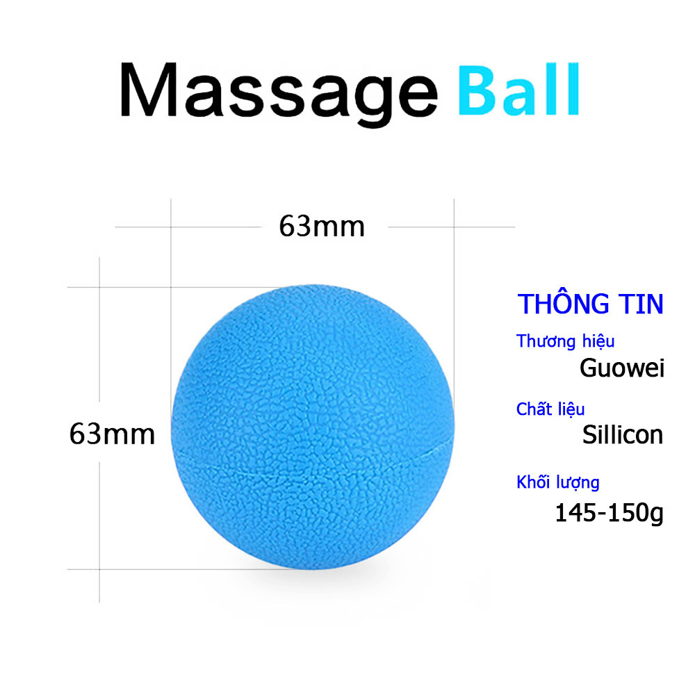 Bóng giãn cơ, Bóng massage cơ sau tập, Massage Ball phục hồi cơ hiệu quả