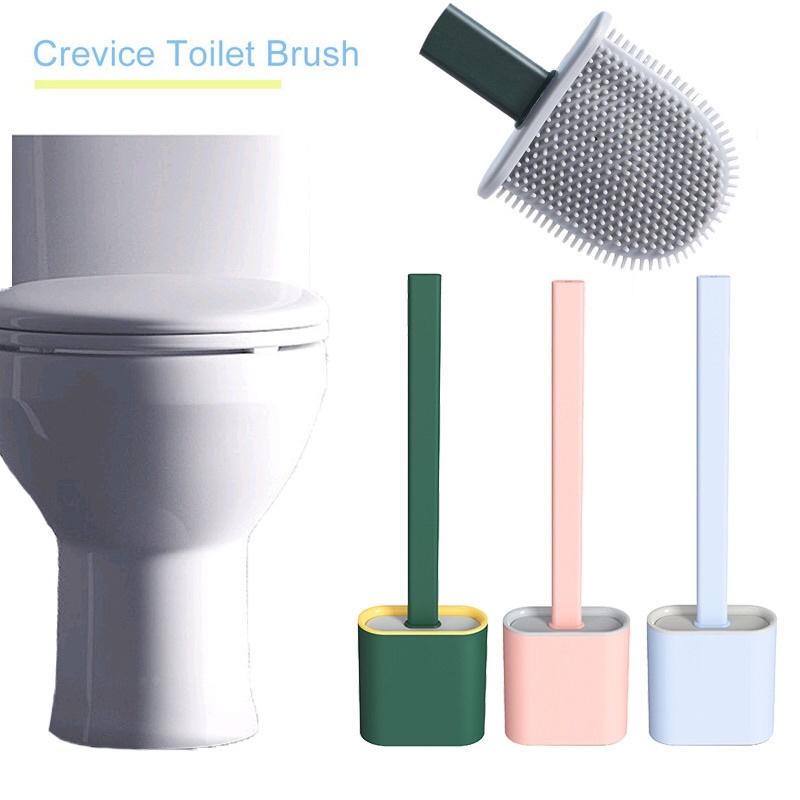 Bàn chải cọ toilet đầu dẹt tiện dụng