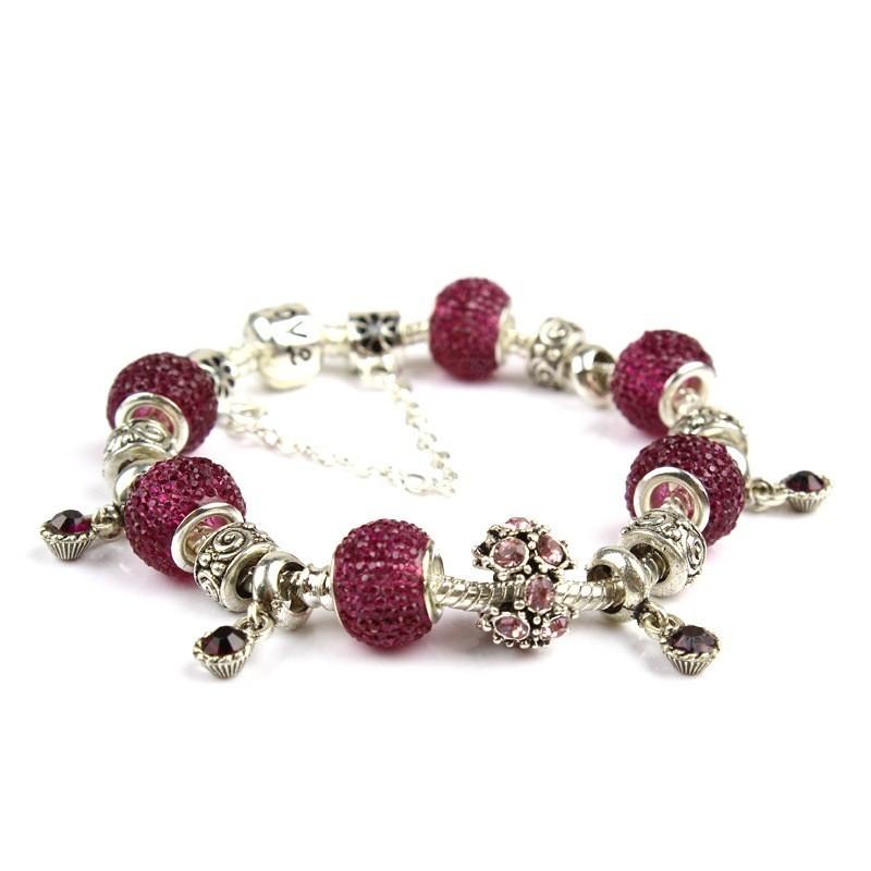 Vòng tay charm màu sắc
