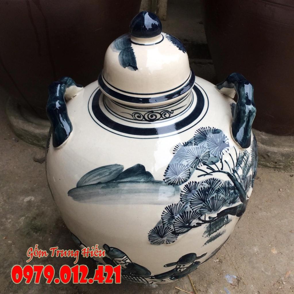 Chum gốm sứ Bát Tràng dung tích 15 lít