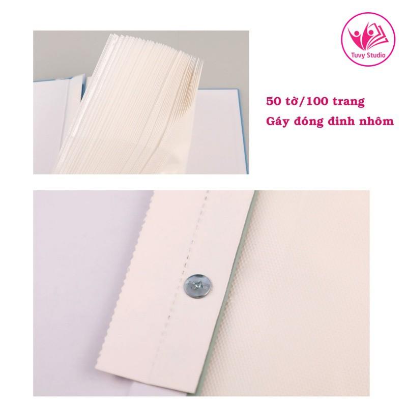 Album ảnh 13x18 đựng 200 tấm có hộp sang trọng bìa chống thấm nước