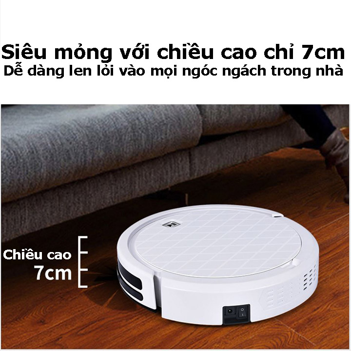 Robot hút bụi tự động thông minh OCTech IS-330 - Hàng chính hãng