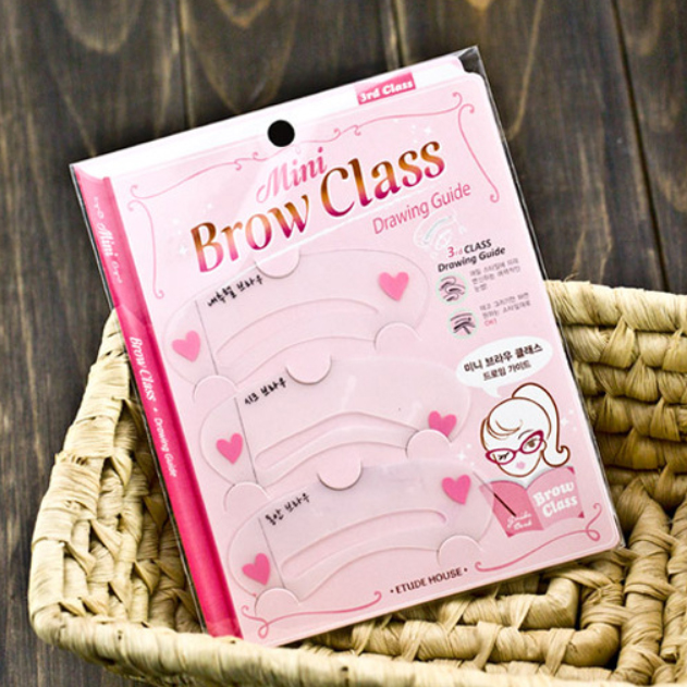 Khuôn kẻ lông mày Mini Brow Class bộ 3 kiểu