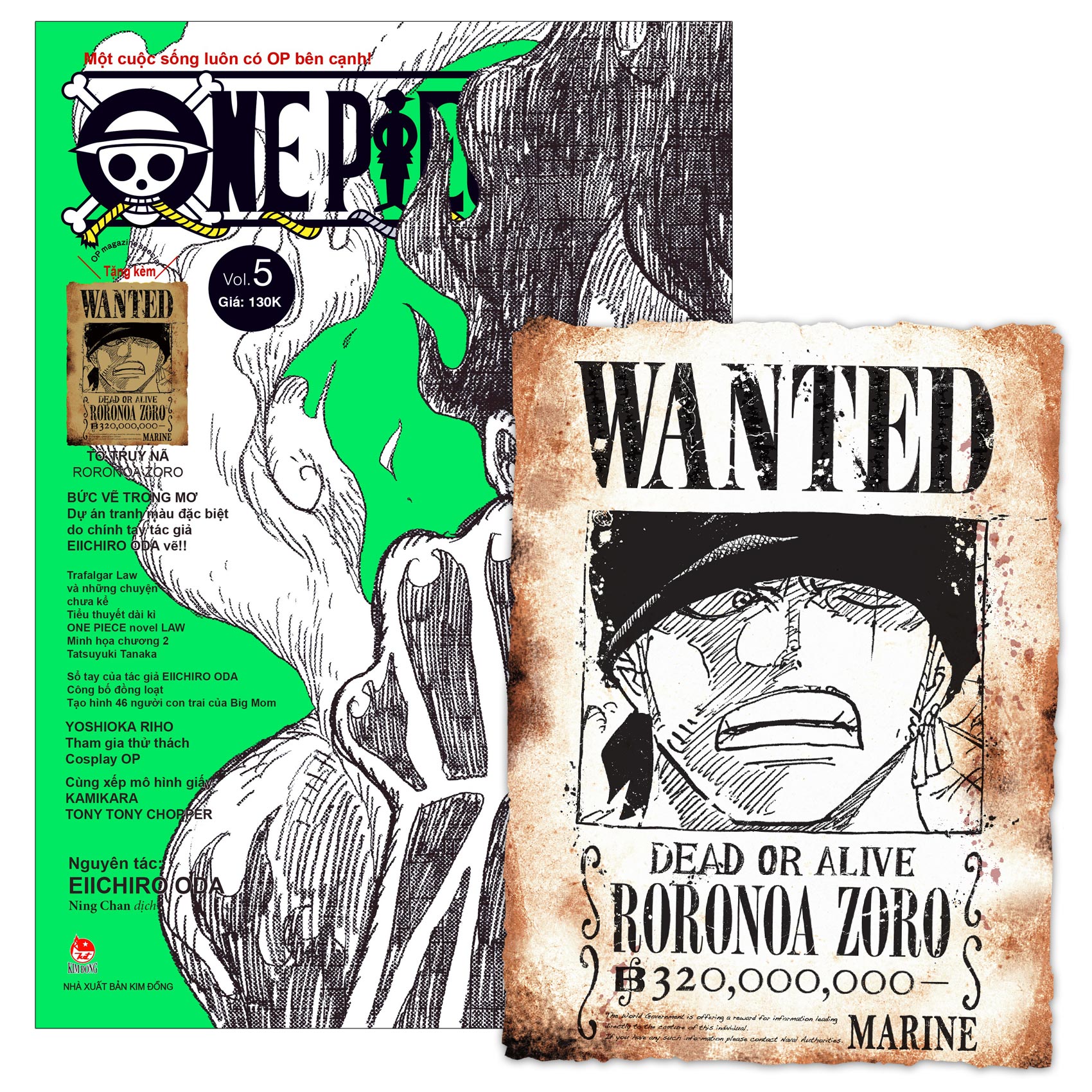 One Piece Magazine - Tập 5 [Tặng Kèm Tờ Truy Nã Zoro]