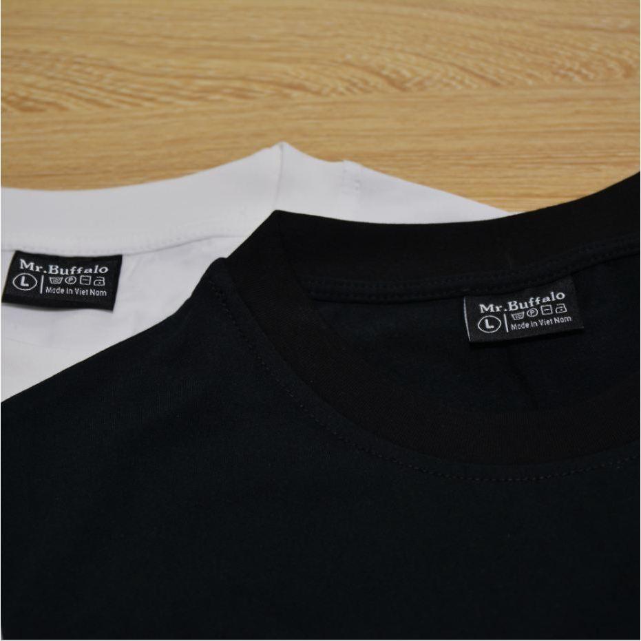 Áo Thun tay lỡ trắng đen hình A cơ tết 2024 rồng TE1 Mr.Buffalo - TE1 - Trắng