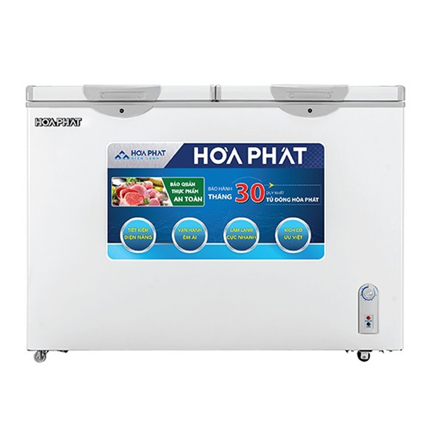 TỦ ĐÔNG MÁT HÒA PHÁT 205 LÍT HCF-506S2Đ2 ĐỒNG (R600A) (HÀNG CHÍNH HÃNG) (CHỈ GIAO HCM)