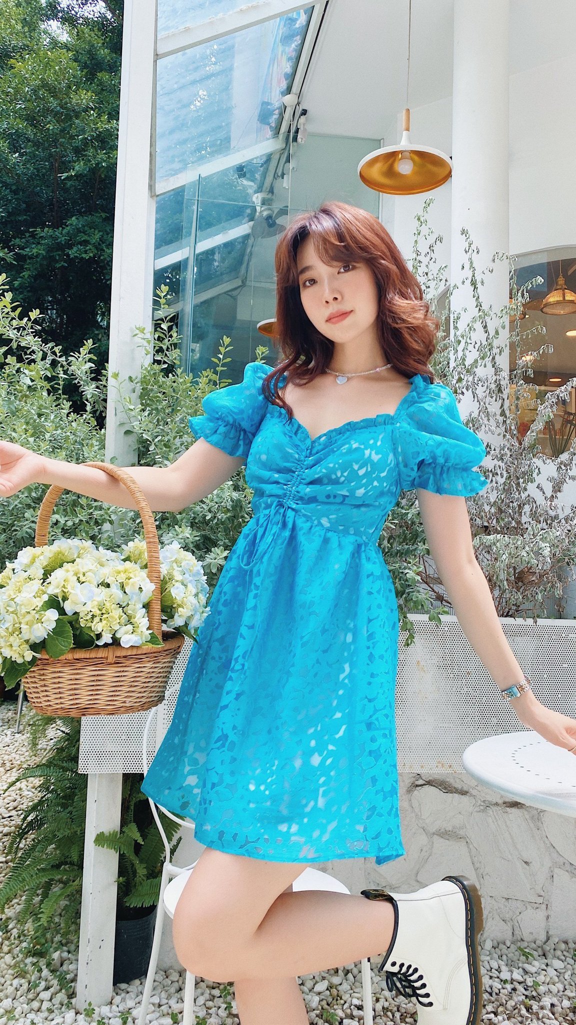 Đầm ren xanh Nary Dress Gem Clothing SP060508