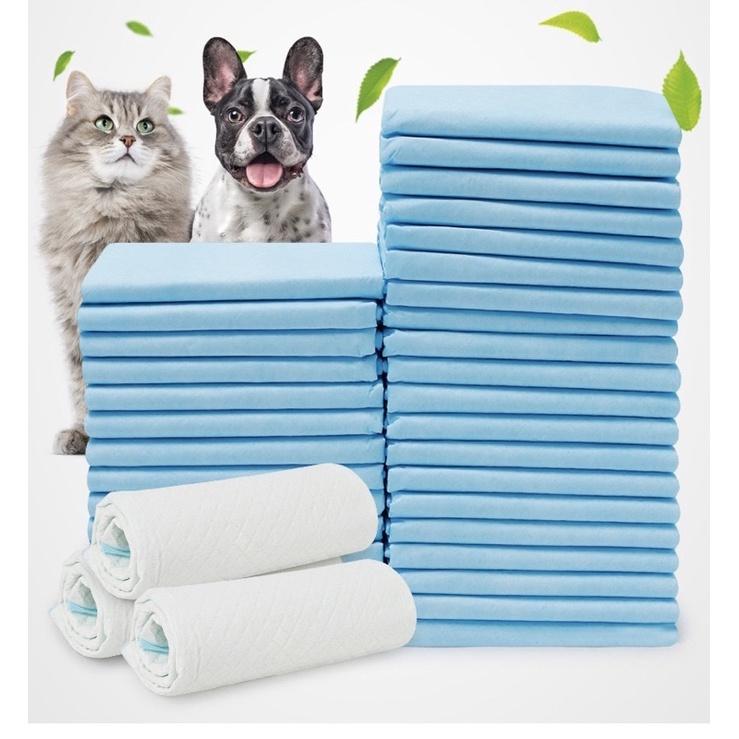Bịch Tã lót vệ sinh cho chó mèo đi vệ sinh vào khay, chuồng bằng giấy siêu thấm hút đủ Size S, M, L, XL