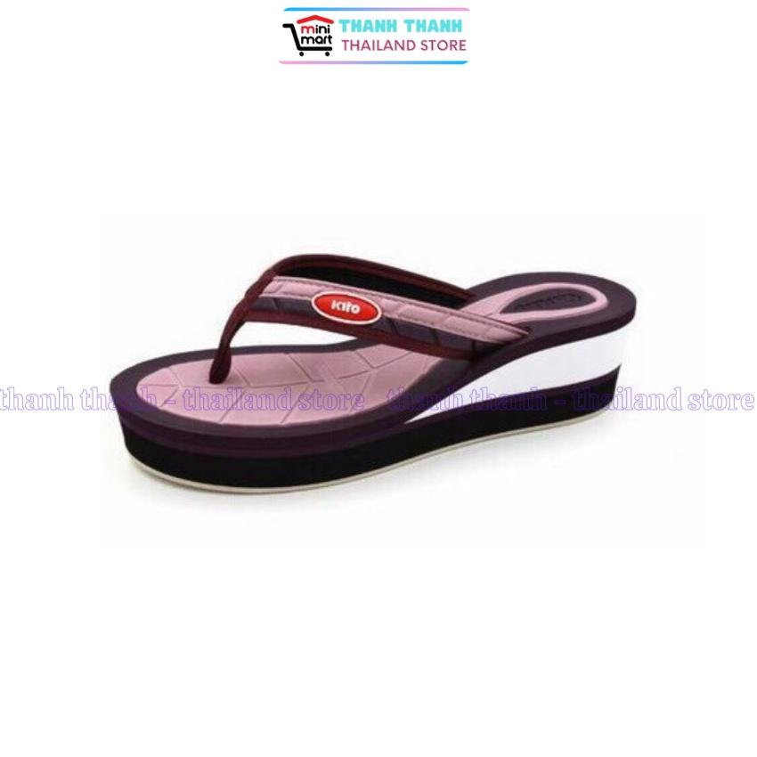 Dép xỏ ngón nữ Thái Lan Kito KWE 756 , đế cao 5cm, siêu nhẹ, siêu bền