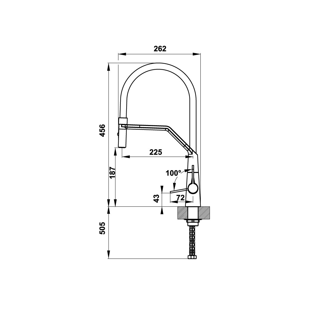 VÒI BẾP HAFELE HYDROS HT20-CH1F187/570.82.230- HÀNG CHÍNH HÃNG