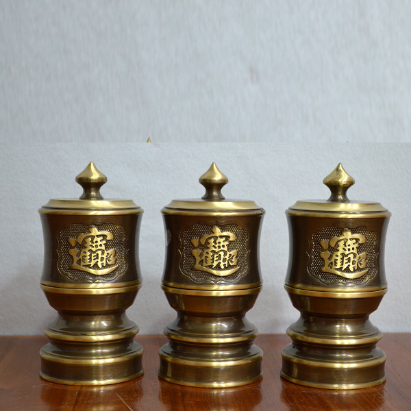Bộ đài thờ đồng hun giả cổ