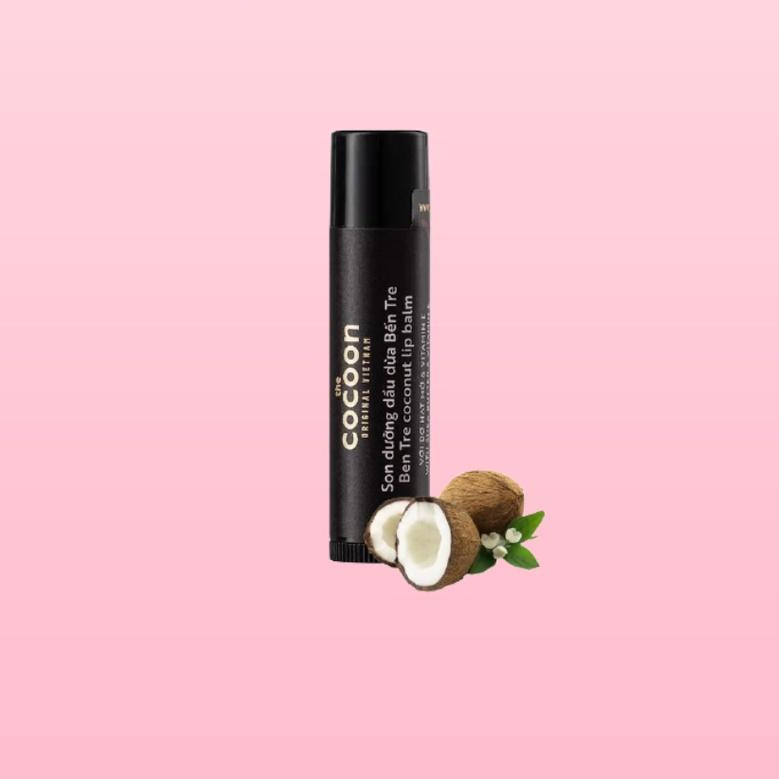 Son dưỡng môi dầu dừa bến tre Cocoon Coconut Lip Balm 5g