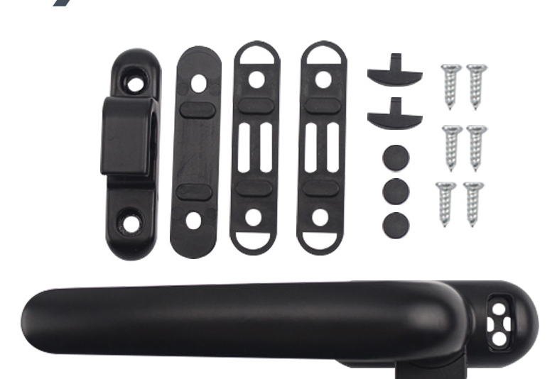 Thanh Treo Màn Giá Đỡ Hình Chữ U Ổ Cắm Tủ Quần Áo Thanh Giá Đỡ Tủ Thanh Cần Cấp Cho Màn Hoặc Tủ Quần Áo, Thép Không Gỉ Màu Đen, 4 Chiếc,