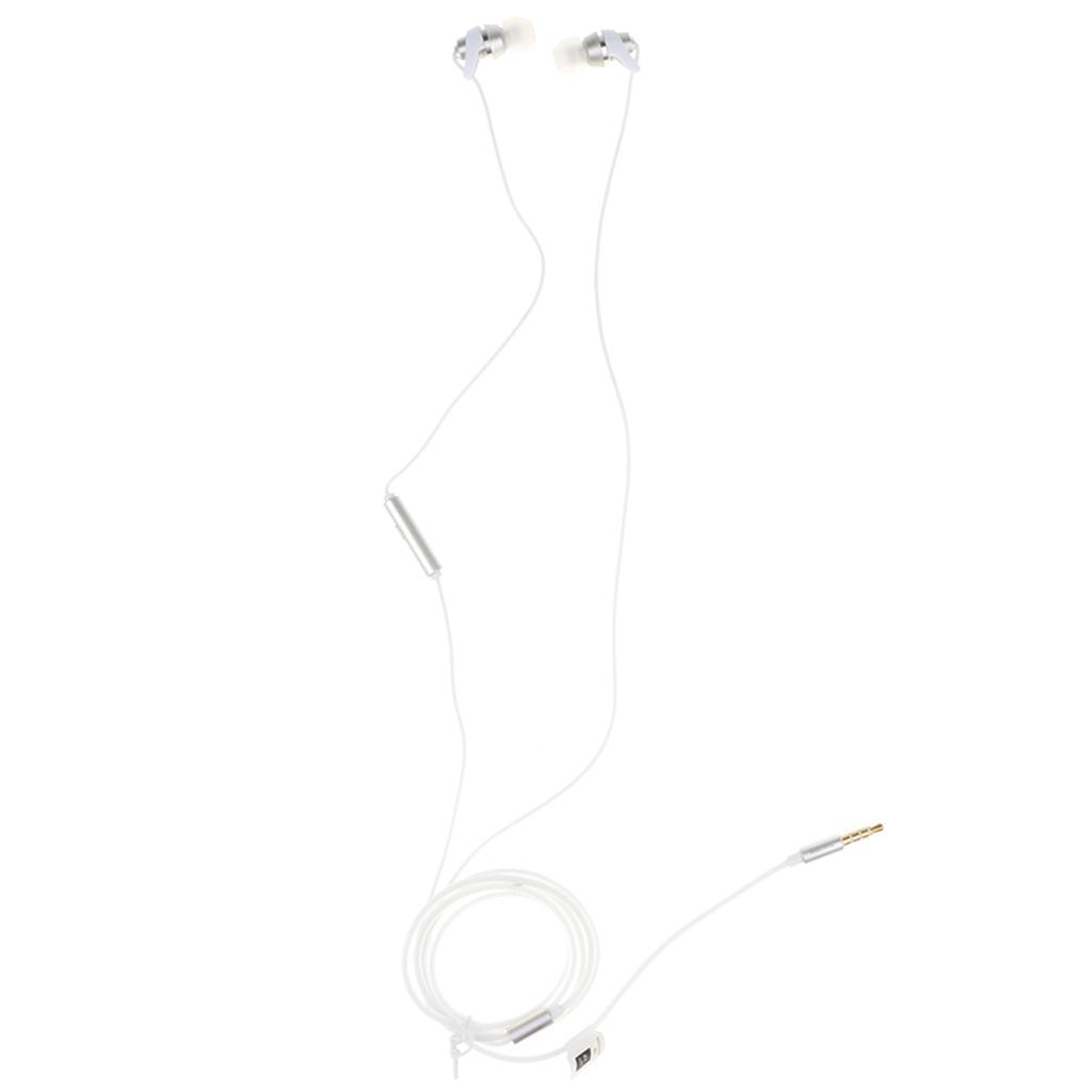 Universal In-Ear Headphones Wired Earbuds Heavy Bass Earphones Headset Black