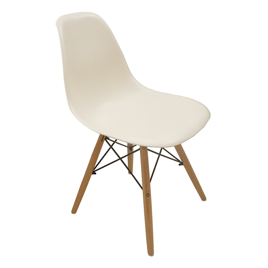 Bộ Bàn Tròn Ibie Eiffel Trắng 4 Ghế Eames