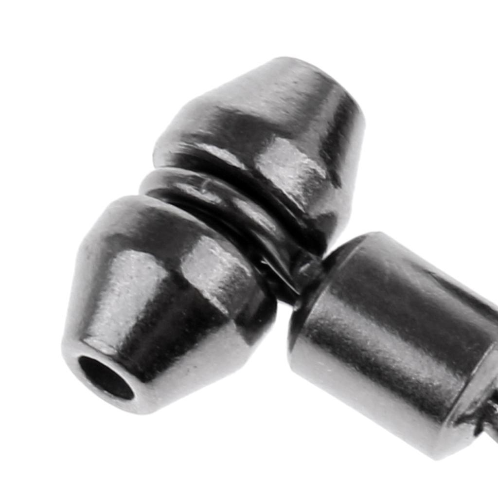 10pcs/set Fishing Swivels Cross-line Swivels Line Lures Connector Rig Rings