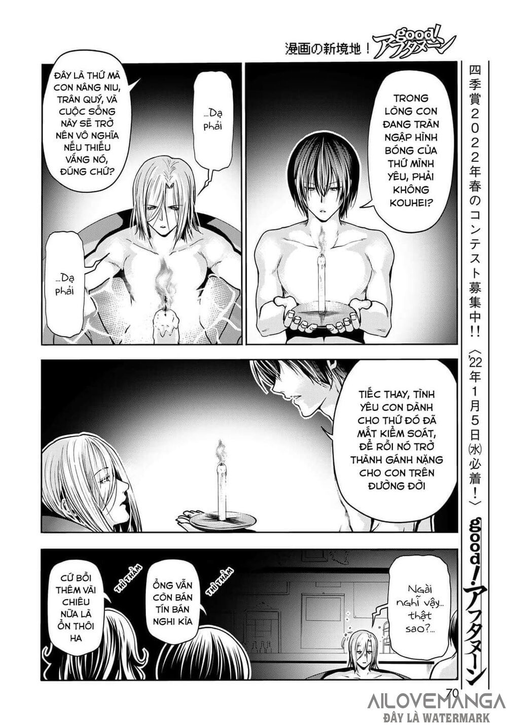 cô gái thích lặn - grand blue chapter 73.2 11