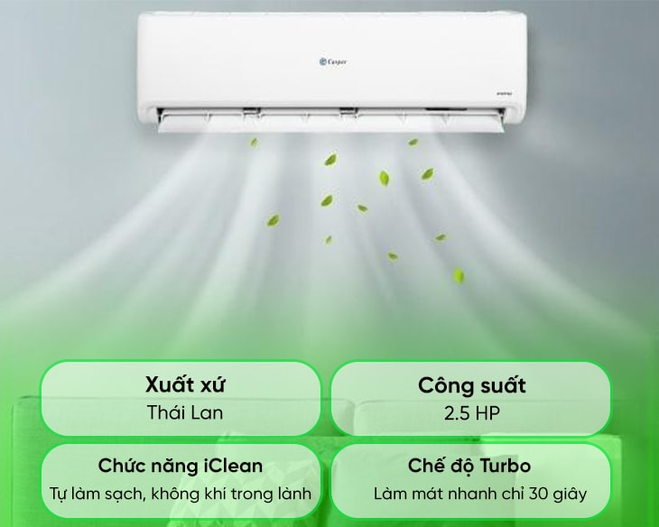 Máy lạnh Casper Inverter 2.5 HP TC-24IS36 - Hàng Chính Hãng - Mới 100%