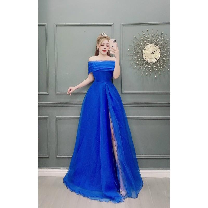 Đầm Maxi bẹt vai 3in1 kieu ( Size M/L đến 57kg ) - MS214VMM MM