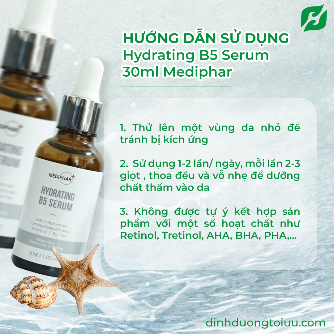 B5 Serum Hydrating 30ml - Phục Hồi Cấp Nước, Dưỡng Sáng Da