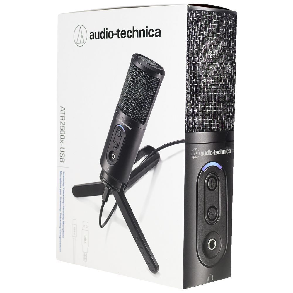 Micro  Audio Technica ATR2500X-USB - USB Condenser Cho Streamer, Kết Nối Type-C, Hướng Thu Cardioid - Hàng Chính Hãng