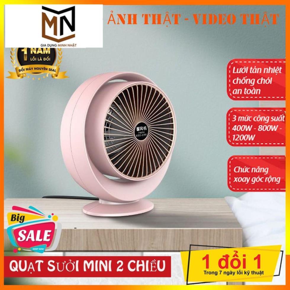 Quạt Sưởi Mini Để Bàn Cao Cấp Heater, Quạt Sưởi Tiết Kiệm Điện Năng, An Toàn Khi Sử Dụng, Không Mùi