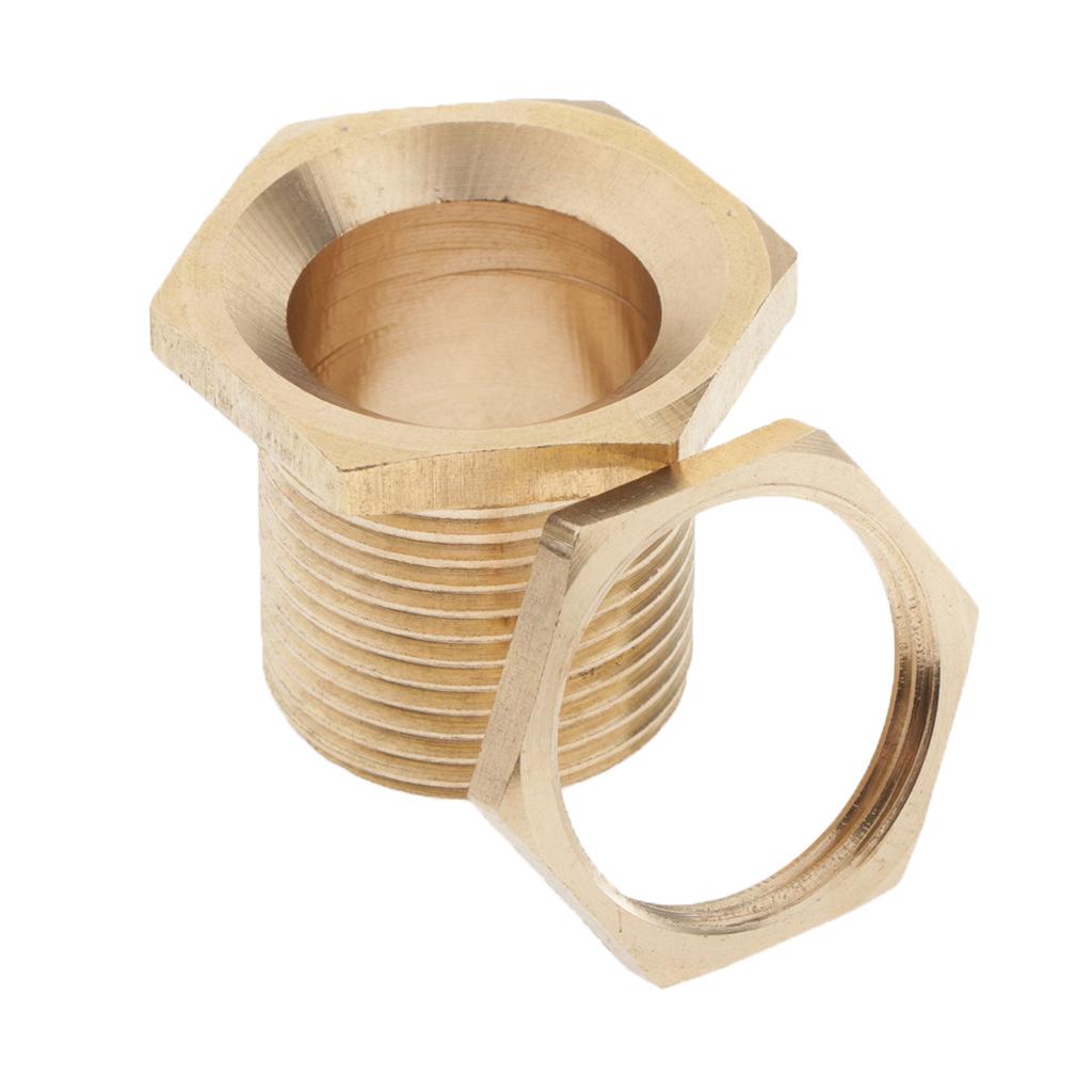 Brass Water Tank Connector Bulkhead Fitting With Rubber