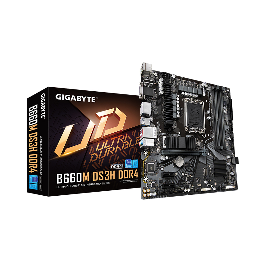 Bo Mạch Chủ Mainboard Gigabyte B660M DS3H DDR4 - Hàng Chính Hãng