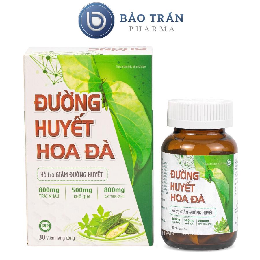 Viên uống Đường Huyết Hoa Đà hỗ trợ giảm đường huyết, giảm biến chứng do đái tháo đường, tiểu đường (Hợp 30 viên nang cứ