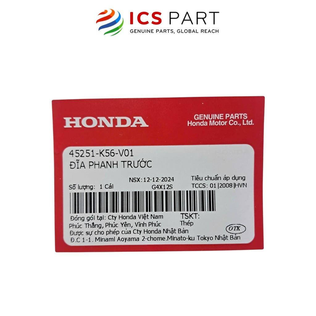 Đĩa Phanh Trước (Đĩa Thắng) HONDA Winner 150 V1 2016-2018 (45251K56V01)