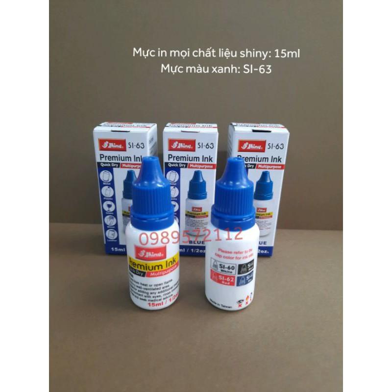 Mực dấu in ni lông,in trên mọi chất liệu shiny-mực nhanh khô